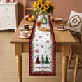 thumbnail image 2 of Red Plaid Christmas Table Runner 90 Inches Long Farmhouse Dress Scarves, Vintage Xmas Tree Winter Farmhouse Dining Tablerunner for Coffee Table/Kitchen Island/Party Décor, 13" x 90", 2 of 8