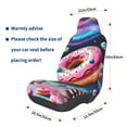 thumbnail image 3 of Yiaed Starry Sky Pine Tree Donut Print Car Seat Covers,Universal Auto Seats Protector Fits for Car,SUV Sedan,Truck,Automotive Seat Covers & Accessories, 3 of 5