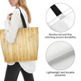 thumbnail image 3 of Fotbe Bamboo Wall Bolsa Tote Estética de Lona con Estampado para Mujer - Bolsa Reutilizable de Hombro Casual para Vacaciones, Compras, Trabajo y Gimnasio, 3 of 8
