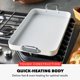 thumbnail image 2 of Greenpan X Bobby Flay Plancha Antiadherente De Doble Quemador De 18" X 11" Sartén Doble De Cerámica Sin Pfas Mangos De Acero Inoxidable Cocina De Doble Uso Fácil De Limpiar Apto Para Lavavajillas Y Ho, 2 of 5