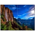 thumbnail image 1 of Waterfalls Ceramic Tile Mural Kitchen Backsplash Bathroom Shower 401765-XL43, 1 of 3