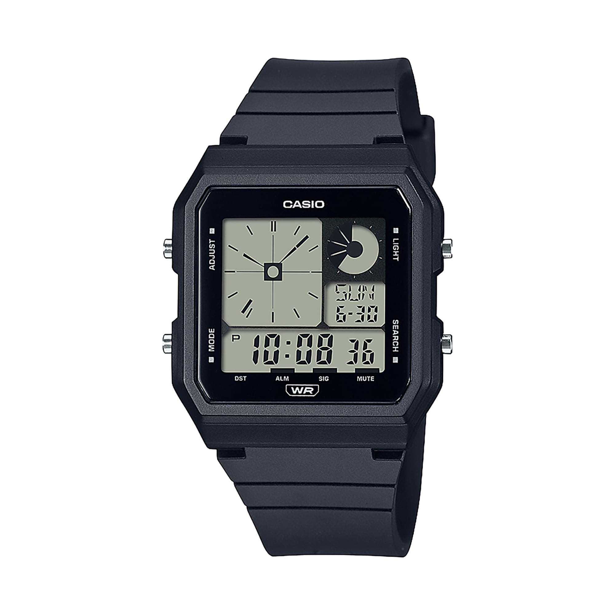 Casio Women's LC Analog / Digital Wristwatch, Black LF20W-1A