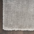 thumbnail image 5 of Nourison Luxurious Shag Silver 9' x 12' Area Rug, Solid, Plush, Bed Room, Living Room, Dining Room, Kitchen, Easy Cleaning, Non Shedding, 5 of 9
