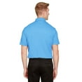 thumbnail image 2 of Men's CrownLux Performance Address MÃ©lange Polo - OCEAN BLUE HTHR - M, 2 of 3