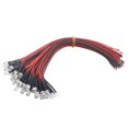 thumbnail image 1 of 100pcs lot 20cm Pre Wired 5mm LED Light Lamp Bulb Prewired Emitting F, 1 of 5