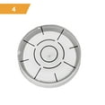 thumbnail image 1 of BTOER 32mm Bubble Level Level Measuring Meter Precision Circular Inclinometer Plastic Horizontal Ruler Measure Tools, 1 of 9