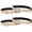 Lacquer Beige, variant on INSPIRE CHIC Women's Detachable Ankle Straps Solid Color Elastic Band Shoe Buckle Belt for Heels Lacquer Golden 33.5cm/13.19"