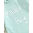 thumbnail image 6 of Bagilaanoe Newborn Baby Boy Oversized Romper Sweatshirt Long Sleeve Bodysuits Letter Print Pullover 3M 6M 12M 18M 24M Infant Casual Tee Tops, 6 of 9
