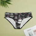 thumbnail image 4 of Kuromi And My Melody Women's Underwear Low Rise Full Coverage Briefs Breathable Underpants Ladies Regular Plus Size Panties, 4 of 6
