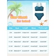 thumbnail image 7 of Esho Teenage Girls Summer Swimsuits, Little Girl Solid Bikinis Bathing Suit, 2 Pieces, Size 7-16 Years, 7 of 7