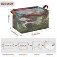 thumbnail image 2 of Ryvnso Mushroom House Forest Storage Bins Large Basket Foldable Cube Toys Organizer with Handles 1 PC, 2 of 7