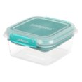 thumbnail image 1 of Sistema To Go Stax Leakproof Food Storage Container, 1.15 L, Airtight, Stackable, Easy Locking Clips, BPA-Free, Blue OR Teal (Colour Not Selectable), 1 of 7