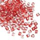 thumbnail image 1 of Uxcell 200 Pcs Perlas de Cubo de Cristal, 7mm Transparentes, Perlas Cuadradas Facetadas para Manualidades de Joyería DIY para Pulseras, Aretes y Collares, Rojas, 1 of 6