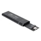 thumbnail image 2 of Tipo C M.2 SSD Caja de caja 10Gbps NVME PCIE SATA M / B Clave Caja de disco duro USB Ndcxsfigh Para estrenar, 2 of 9