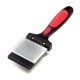 thumbnail image 1 of Ryan's Pet Supplies Paw Brothers Cepillo rebanador flexible firme de doble cara Pasadores de acero inoxidable en ángulo de grado profesional Agarre cómodo Cabeza flexible Pequeño, 1 of 1