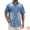 Light Blue, variant on DARING DIVA Men's Denim Chest Pockets Western Retro Short Sleeve Shirts M Light Blue