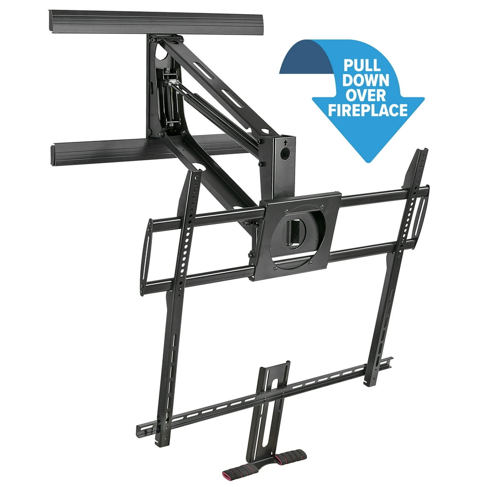 MountIt! Fireplace TV Mount Pull Down TV Mounting Bracket Fits 50