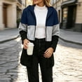 thumbnail image 2 of MaFYtyTPR Women's Color Block Hoodies Zip Up Long Sleeve Hooded Sweatshirts Loose Fit Casual Coat with Pockets, 2 of 6