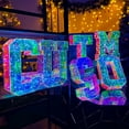 thumbnail image 4 of 100 LED Marquee Letter Lights with USB Power, DIY Alphabet Number Signs for Wedding Birthday Party, Decorative String Lights for Holiday Home and Bar Decor, 4 of 4