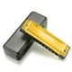 thumbnail image 3 of Armónica Portátil FLhrweasw 10 Agujeros 20 Tonos dorado, 3 of 9