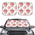 thumbnail image 2 of Fotbe Sloth with Donuts1 2-Piece Car Windshield Sun Shade | Sun Blocker for Car Windshield | Foldable Automotive Interior Accessories for Sun Protection-Small, 2 of 7