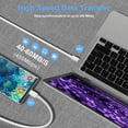 thumbnail image 3 of Cable USB-C BSTOEM de 3 m, carga rápida de 100 W, 2 unidades, 3 of 8