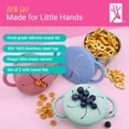 thumbnail image 3 of Vasos para snacks Elk and Friends de acero inoxidable, 2 x 355 ml, a prueba de derrames, 3 of 7