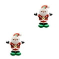 thumbnail image 2 of Ruiboury Party Decor Essential Christmas Foil Balloons With Exquisite Patterns Balloon Christmas Suitable For Any Places multicolor Stretching Santa 2Set, 2 of 6