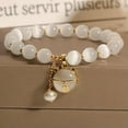 thumbnail image 2 of K-KED Lucky Moonstone Cat Beads Bracelet Attracting Wealth for Women Fashion Jewelry-default, 2 of 9