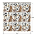 thumbnail image 5 of Golden Retriever Shower Curtain 72"x72" ,Bathroom Decorative Shower Curtains Set with 12 Hooks,Modern Waterproof Washable Shower Curtain, 5 of 6