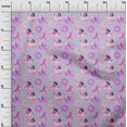 thumbnail image 3 of oneOone Viscose Chiffon Light Pink Fabric Kawai Craft Projects Decor Fabric Printed By The Yard 42 Inch Wide, 3 of 5