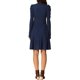 thumbnail image 3 of INSPIRE CHIC Vestido de Suéter para Mujer con Cuello Redondo, Manga Larga Abullonada, Bolsillos Laterales, Color Sólido, Talla XL, Azul Oscuro, 3 of 6