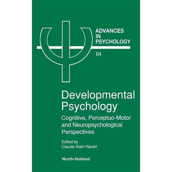 North-Holland Mathematics Studies Advances in Psychology V64, Book 64, (Hardcover)