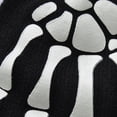thumbnail image 3 of Sofullue Unisex Adult Halloween Skeleton Skull Half Finger Gloves Glow in the Dark Fingerless Stretch Knitted Winter Mittens, 3 of 9