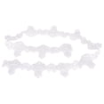 thumbnail image 3 of Encaje Decorativo, Alto Brillo, 1 Uds., Tela De Encaje De Apariencia Exquisita, Cinta De Encaje Para Pared Para Caja De Regalo Para Clip Art Para Ropa EOTVIA Blanco, 3 of 8