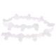 thumbnail image 3 of Encaje Decorativo, Alto Brillo, 1 Uds., Tela De Encaje De Apariencia Exquisita, Cinta De Encaje Para Pared Para Caja De Regalo Para Clip Art Para Ropa EOTVIA Blanco, 3 of 8