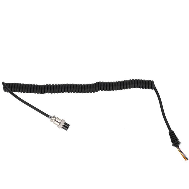 Seitruly Línea de repuesto de cable de micrófono de 8 pines para para radio Cables de audio/vídeo