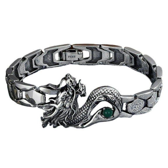 BESTYASH Metal Dragon Bracelet for Men and Women, Unique Design, Fashionable Wrist Jewelry Accessory