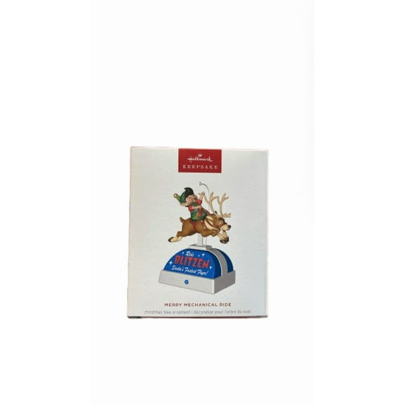 Hallmark 2025 Keepsake Merry Mechanical Ride Musical Christmas Ornament New Box