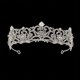 thumbnail image 1 of Zhuge Tiara de boda para novia, diadema de princesa, corona nupcial, joyería para el cabello con diamantes de imitación de cristal, decoración para novia, cumpleaños, graduación, boda (A), 1 of 4