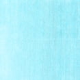 thumbnail image 1 of Ahgly Company Indoor Square Oriental Light Blue Industrial Area Rugs, 4' Square, 1 of 4