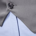 thumbnail image 3 of Hontri Men's Outerwear Vests Summer New Men's Solid Suit Vest British Slim Fit Large Sweetheart Formal Vest Grey 5Xl, 3 of 7