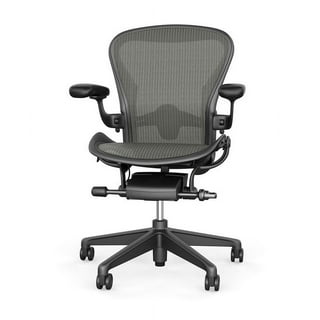  Herman Miller Classic Aeron Task Chair: Tilt Limiter w/Seat  Angle Adj - PostureFit Support - Fully Adj Vinyl Arms - Hard Floor Casters  : Home & Kitchen