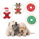 thumbnail image 5 of Greeniant Juguete chirriante para mascotas, juguetes para dentición de animales de dibujos animados de peluche, juguetes para masticar, limpieza, Suministros para perros Circulo rojo Greeniant PT004602-03, 5 of 6