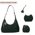 thumbnail image 2 of Bolso de mano de cocodrilo a la moda de PU de gran capacidad para mujer (verde), 2 of 7