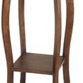 thumbnail image 3 of Wooden Pedestal with 1 Drawer and Open Shelf, Brown- Saltoro Sherpi, 3 of 5