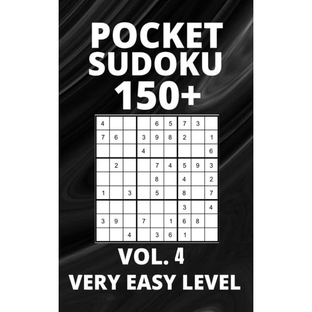 Pocket Sudoku 150 Puzzles Very Easy Level With Solutions Vol 4 