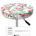 thumbnail image 2 of Uemuo Flamingo Flower Pattern Round Bar Stool Seat Covers Washable Stool Cushion Slipcover Elastic Bar Chair Covers-12 inch, 2 of 7