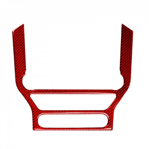 For Ford Mustang GT 2015-2021 Carbon Fiber Interior Car GPS Navigation Trim Frame Multi-media Console Decoration Sticker Decal.