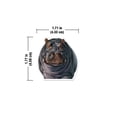 thumbnail image 3 of WIRESTER Set of 2pcs Car Air Freshener Fragrance Vent Clip Interior Decoration for Cars with Lemon Scented Pad - Hippo Hippopotamus, 3 of 7